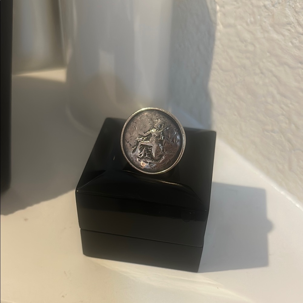 Silver Coin Ring